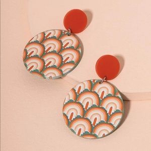 Palm Springs Round Drop Earring